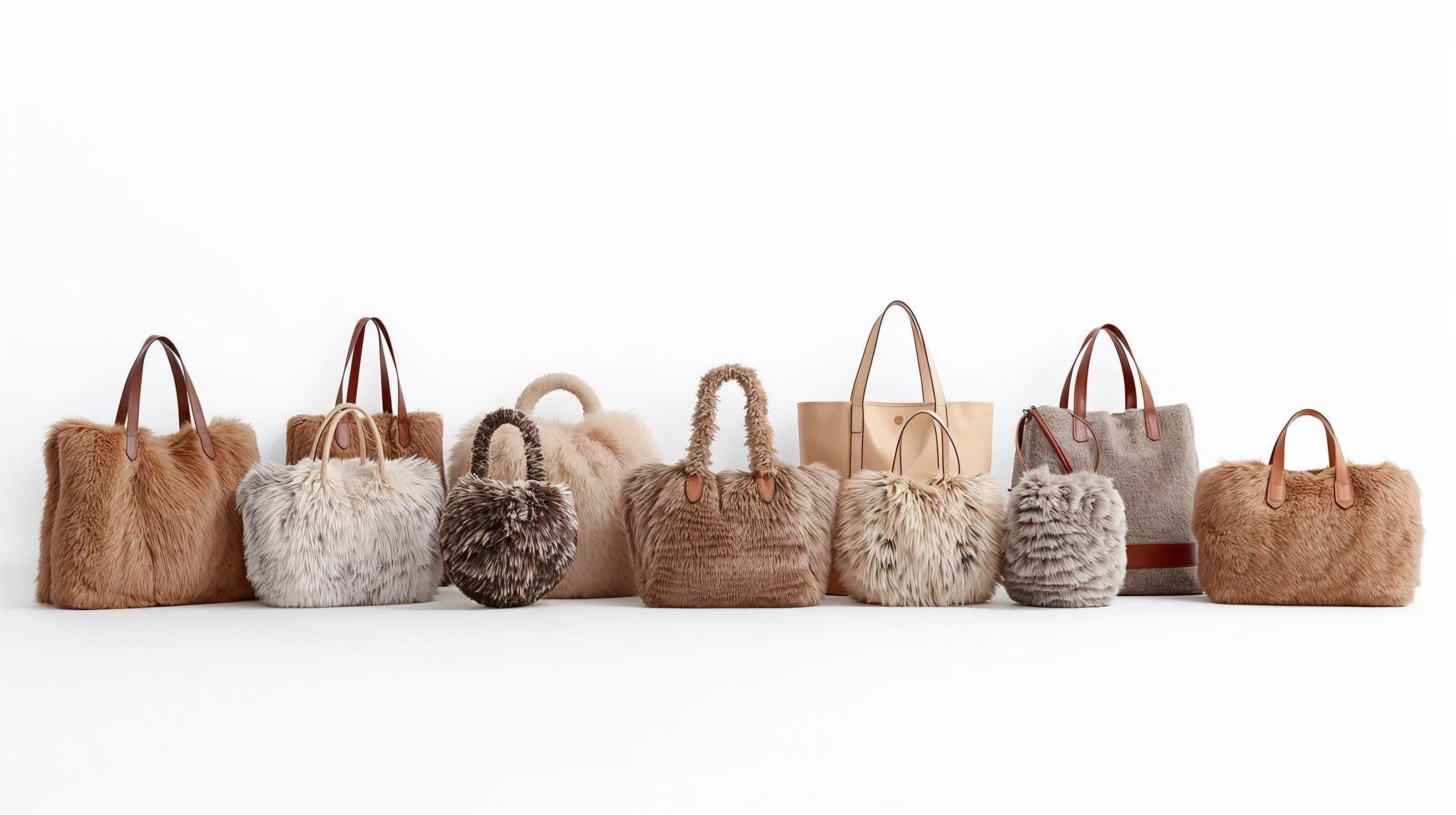 Sac en fausse fourrure